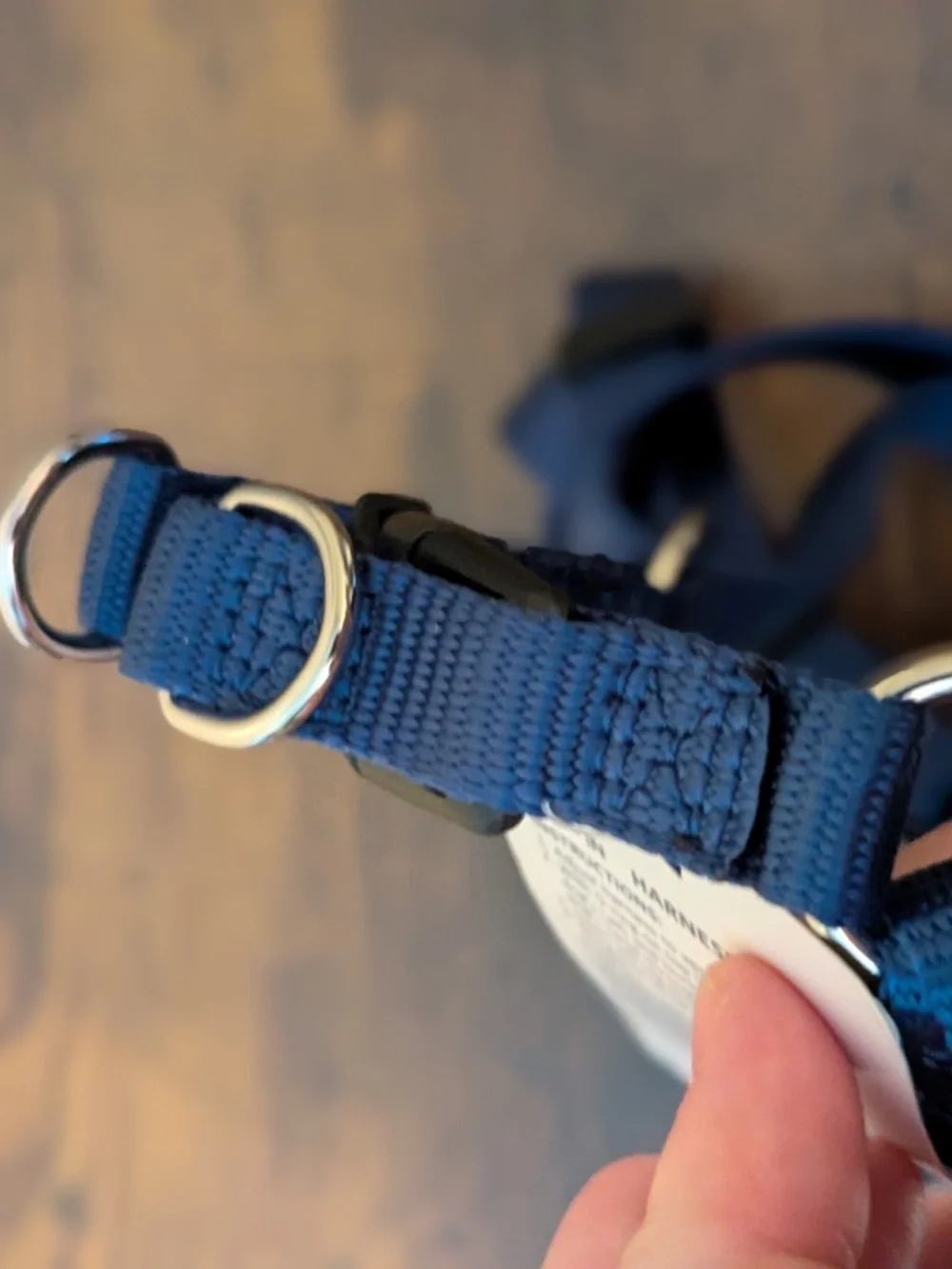 Top Paw Blue Step-in Adjustable Dog Harness sz M (girth 18-27 inches) NWT